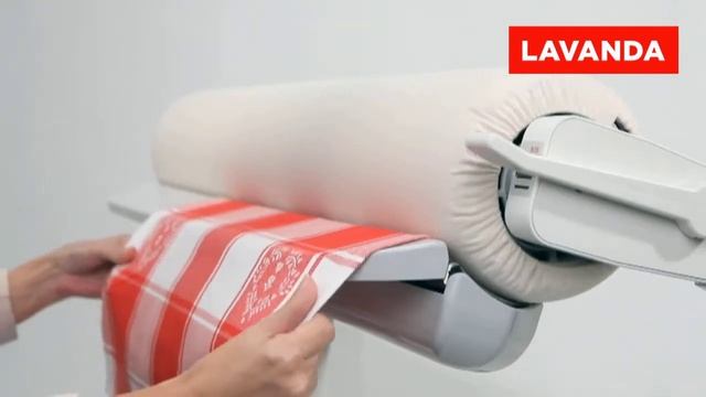 Глажка полотенец на гладильном катке Lavanda PF580 смотреть онлайн