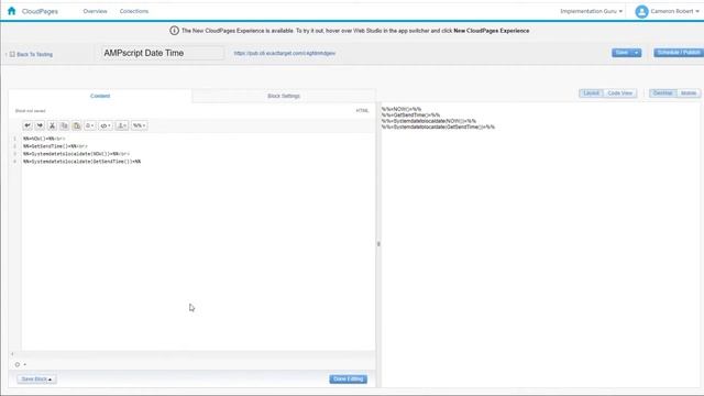 How to use AMPscript Date and Time Functions in Salesforce Marketing Cloud смотреть онлайн