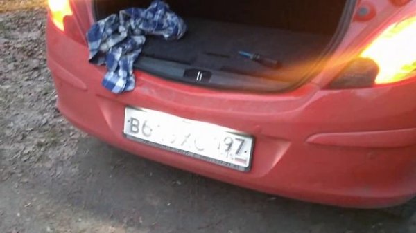 подсветка номера Corsa d