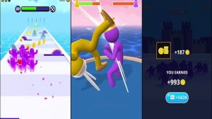 JOIN BLOB CLASH 3D vs GIANT RUSH vs JELLY RUNNER 3D