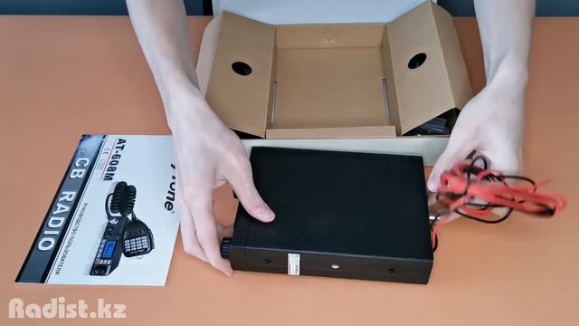 Рация автомобильная AnyTone AT-608M. Распаковка