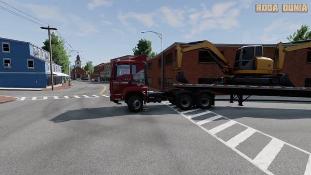 Truk MAN Mixer Nyangkut di Polisi Tidur | Trucks vs Speed Bumps - Eps 3 BeamNG Drive смотреть онлайн