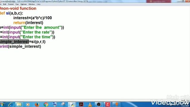 CLASS-12 Function in Python(void , non-vod and arguments) смотреть онлайн