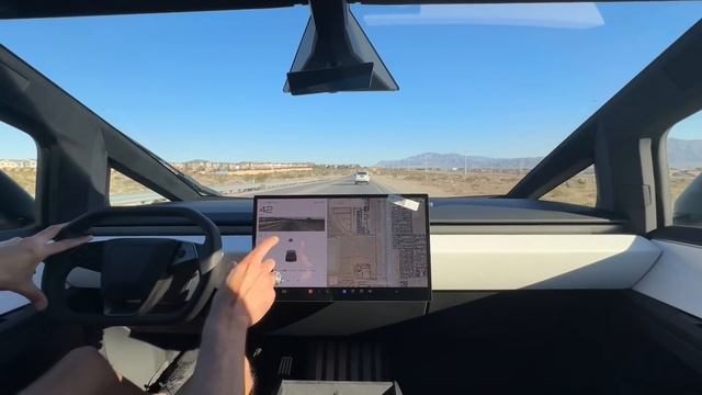 Driving the Tesla Cybertruck смотреть онлайн