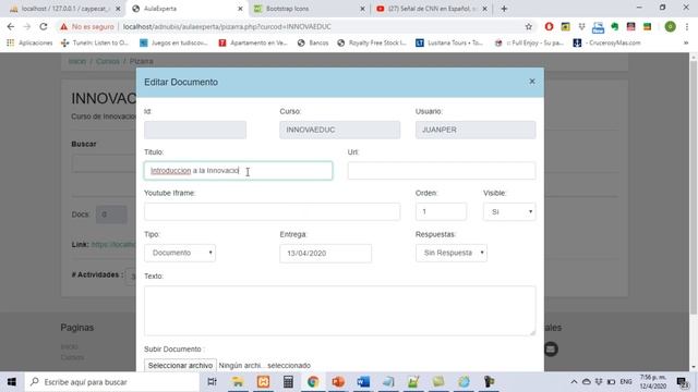 Gestion de Aulas Virtuales - II Registro como Docente смотреть онлайн