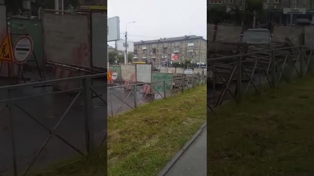 Перекрытие улицы Семьи Шамшиных в городе Новосибирск смотреть онлайн