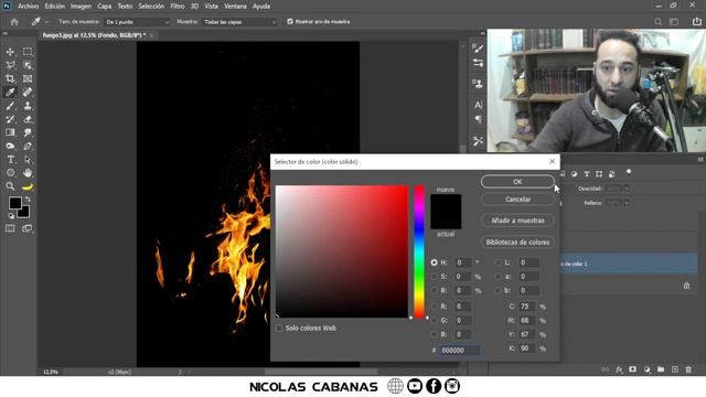⚫ Como Eliminar FONDO NEGRO en Photoshop [ Fuego ] смотреть онлайн