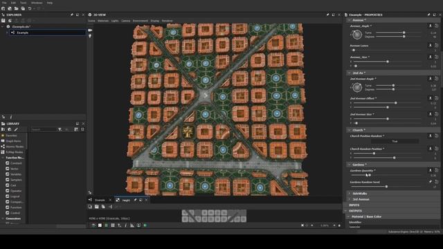 Barcelona City Generator - Procedural Texture смотреть онлайн