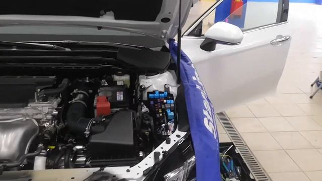 Установка охранно-телематического комплекса StarLine S96BT GSM GPS V2 +R6+L11+ на Toyota Camry 2020