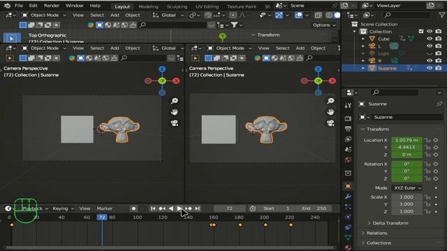 Blender 3.5 - как сделать анаглиф и стерео 3D (стереоскопическую пару) смотреть онлайн