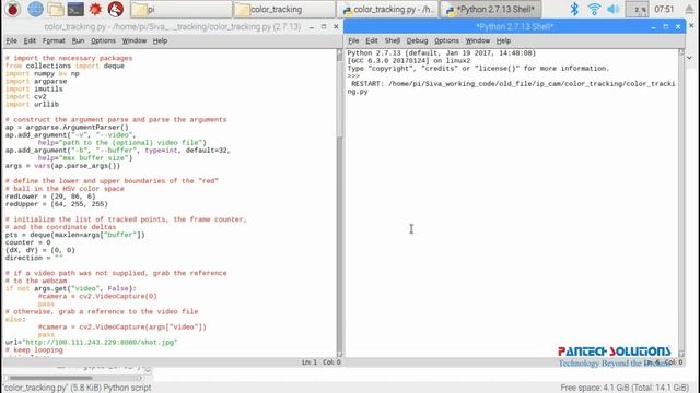 Color Tracking using open CV python in Raspberry pi смотреть онлайн