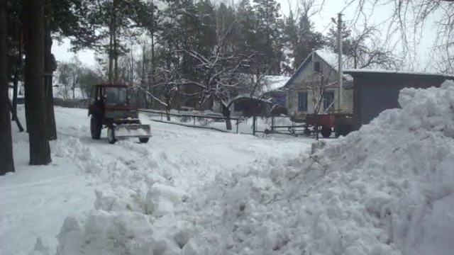 Самодельная лопата на тракторе смотреть онлайн