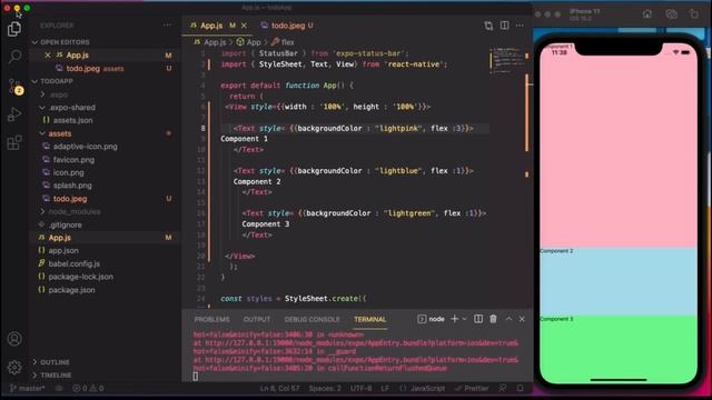 #3: Understanding Flexbox in React Native 2022 in 3 mins | React Native Tutorial #3 - Flexbox Basic смотреть онлайн