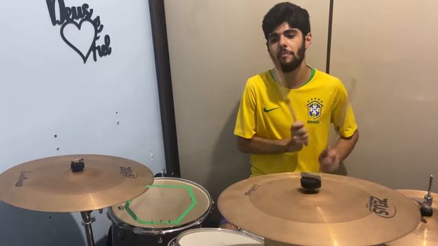 Elion Batera - Eu Não Vou Embora - Drum Cover смотреть онлайн