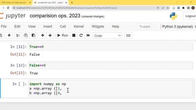 Python for Data Science -Intro. to Comparision Operators смотреть онлайн
