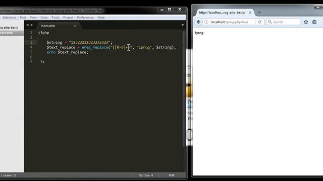 tutorial 39 iprog php ereg replace function смотреть онлайн