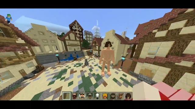 Founding Titan Eren!! Attack On Titan MOD Addons For MCPE | Minecraft PE [1.16]