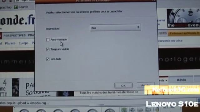 Netbook Lenovo S10E: Interface Splashtop смотреть онлайн