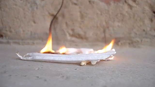 Лавочка из пенопласта. Спички не игрушка! смотреть онлайн