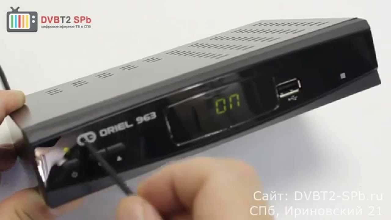 Oriel 963 - обзор (часть 1) ТВ ресивера DVB-T2 смотреть онлайн
