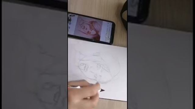 Обзор по моим работам Как нарисовать лицо или арт✨ смотреть онлайн