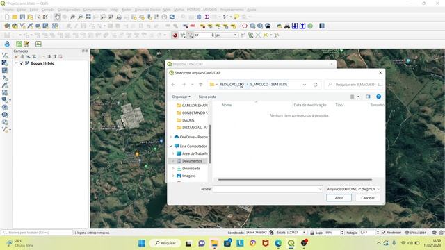 Importando camada do AutoCAD (.dwg e .dxf) para o QGIS смотреть онлайн
