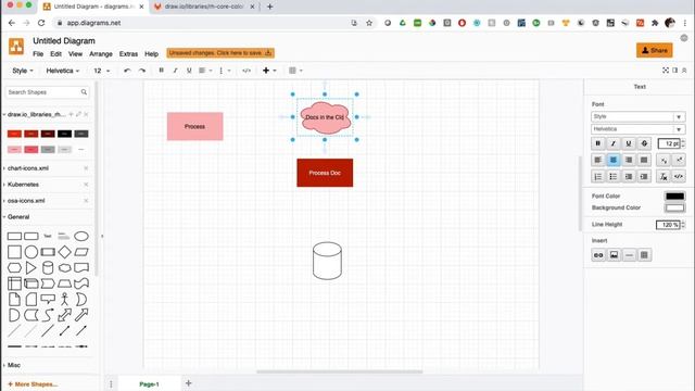 Importing and Using a Custom Library in Draw.io смотреть онлайн