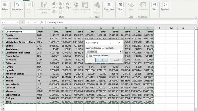 How to make a header row in Excel смотреть онлайн