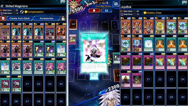 Blue and Red Skilled Magicians | King of Games [Yu-Gi-Oh! Duel Links] смотреть онлайн