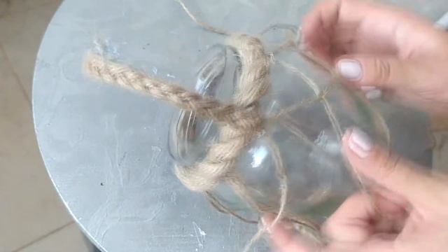 DIY glass jar candlestick* Подсвечник из стеклянной банки своими руками смотреть онлайн