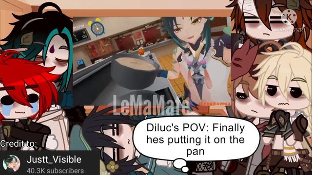 Genshin impact react to cooking with Xiao 1// GC // LeMaMafe (part 2?) смотреть онлайн