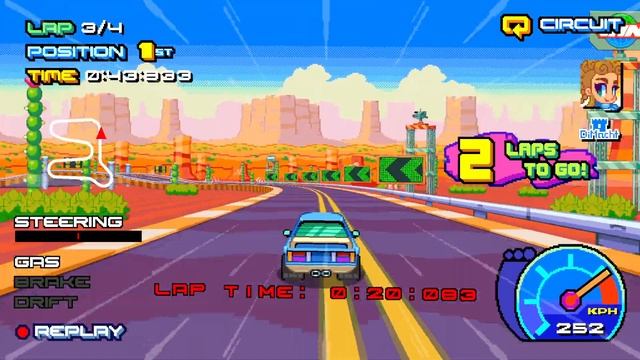 Victory Heat Rally Shakedown Demo - Circuit in 1:22.683 смотреть онлайн