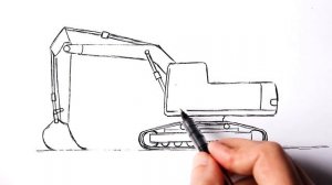 Как нарисовать Экскаватор | Draw Excavator