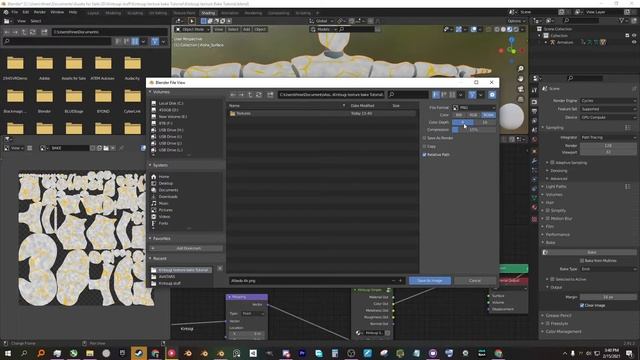Baking Textures in Blender - Kintsugi Simple смотреть онлайн