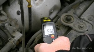 Как измерить температуру двигателя?