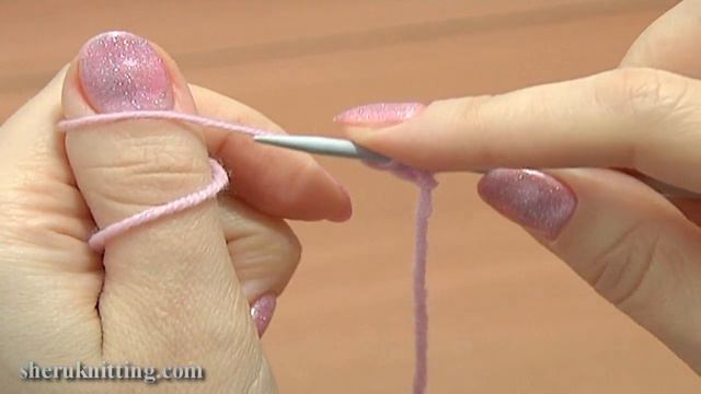 Thumb Cast On Method Knitting Tutorial 1 Method 9 of 18 Knitting For Beginners смотреть онлайн