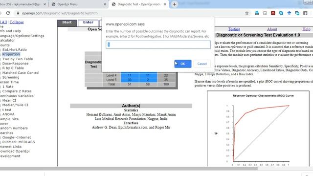 OpenEpi tool in the field of research смотреть онлайн