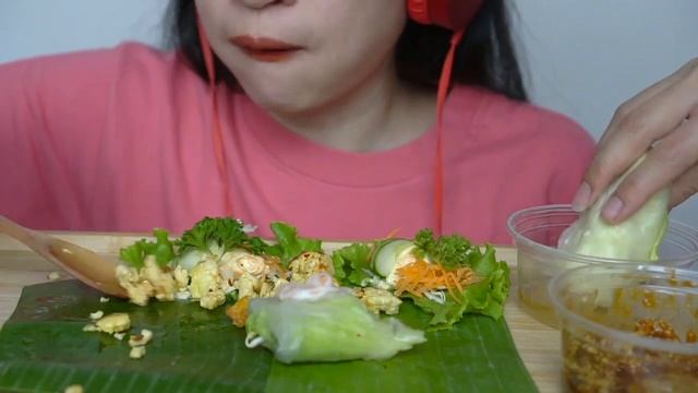 ASMR EATING SOUNDS GOI CUON | LUMPIA VIETNAM | NO TALKING