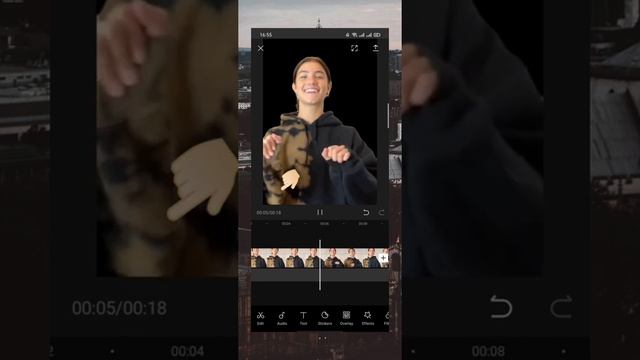 Как изменить фон на видео?||В приложении CapCut|| смотреть онлайн