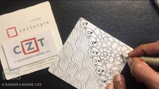 A Zentangle Mini Project For Beginners, STRING SAFARI #26