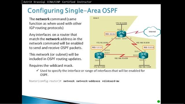 5.1 Advanced Single-Area OSPF (Part 1) - CCNA 3 - Chapter 5 смотреть онлайн