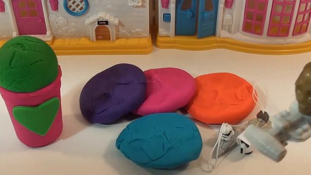 Учим цвета игры с Плей ДО СБОРНИК. Сюрпризы. Learn colours play doh surprises смотреть онлайн