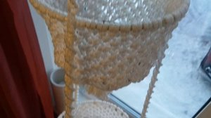 Макраме - Кашпо подвесное для цветов.