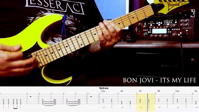 BON JOVI - It´s my life [GUITAR COVER + TAB] смотреть онлайн