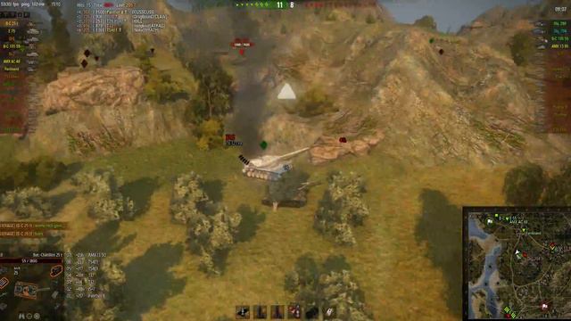 Геймплэй на Bat.-Chatillon 25 t - Стоит ли сливать бой с выбитой БК? - World of Tanks - Мир танков смотреть онлайн