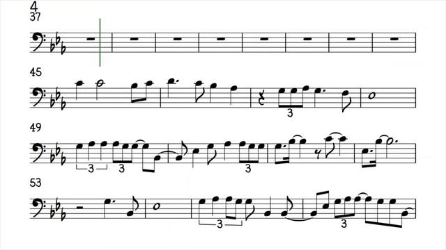 ALL THE WAY Cello Sheet Music Backing Track Play Along Partitura смотреть онлайн