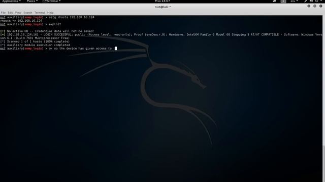 Kali 2.0 - Exploit SNMP Devices смотреть онлайн
