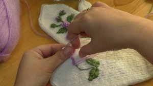 Вышиваем варежки. Просто и быстро!//We embroider mittens. Simple and fast!