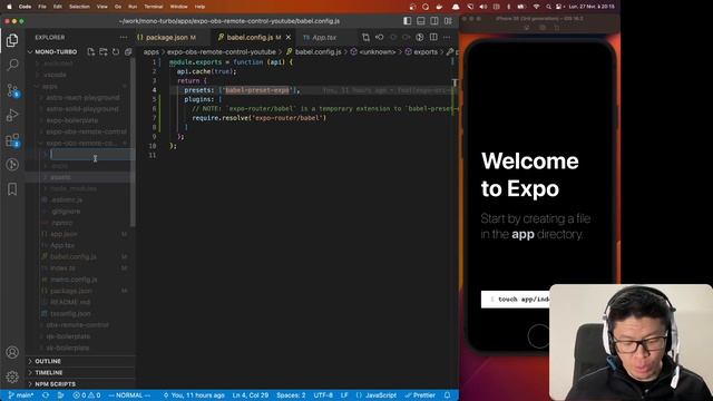 On code un StreamDeck-like en ReactNative! Setup Expo Router ? смотреть онлайн