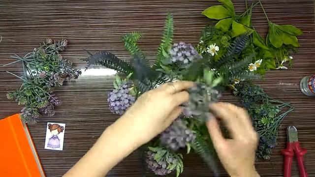 Мастерская Альфии ? Сборка цветочной композиции из полевых цветов смотреть онлайн